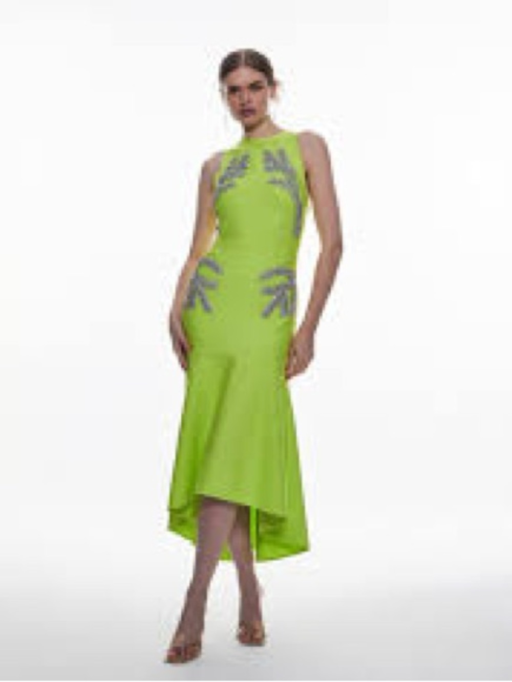 Karen Millen embellished bandage midi dress